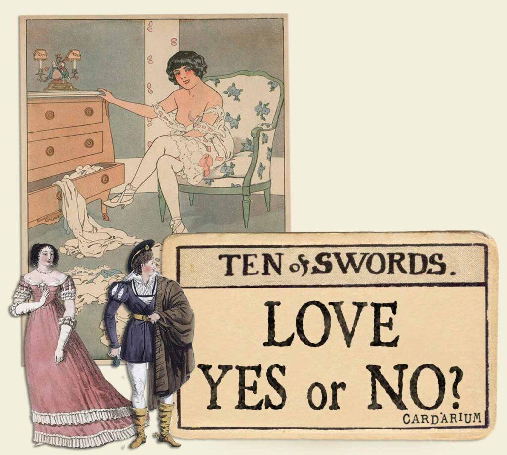 10 of swords tarot card meaning for love